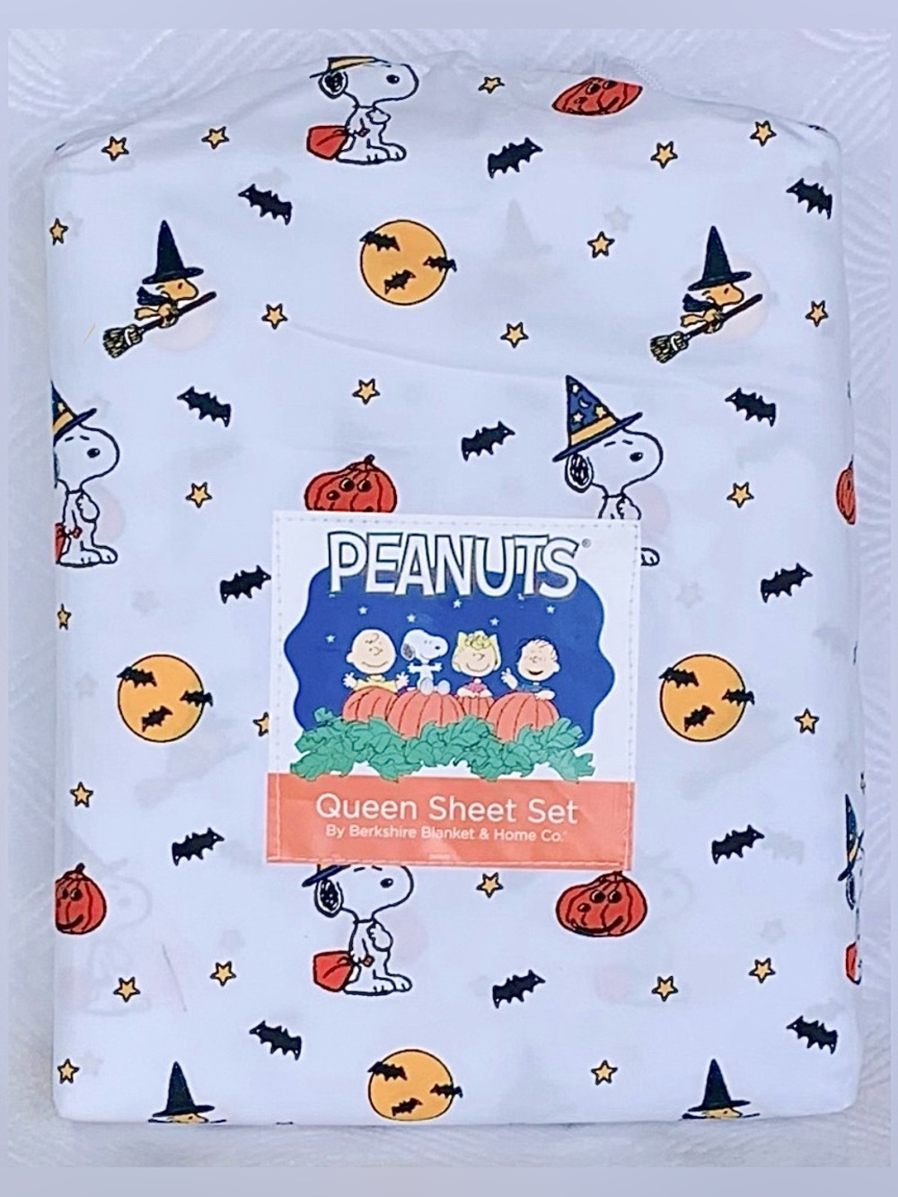 Peanuts Snoopy Halloween Trick or Treat Sheet Set - Queen
